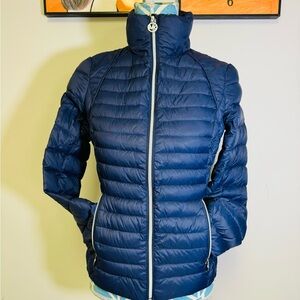 Michael Kors Jacket Blue Long Sleeve Full Zip Women’s Size XS